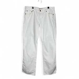 Lucky Brand White Lolita Boot Jeans Size 12/31 | Women’s Mid-Rise Bootcut